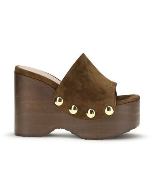 Gianvito Rossi Brown Other Fibres Clogs Glam Steals