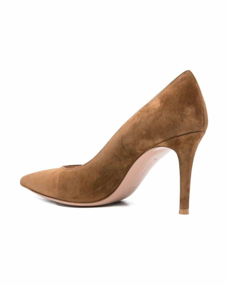 Gianvito Rossi Brown with Heel Glam Steals