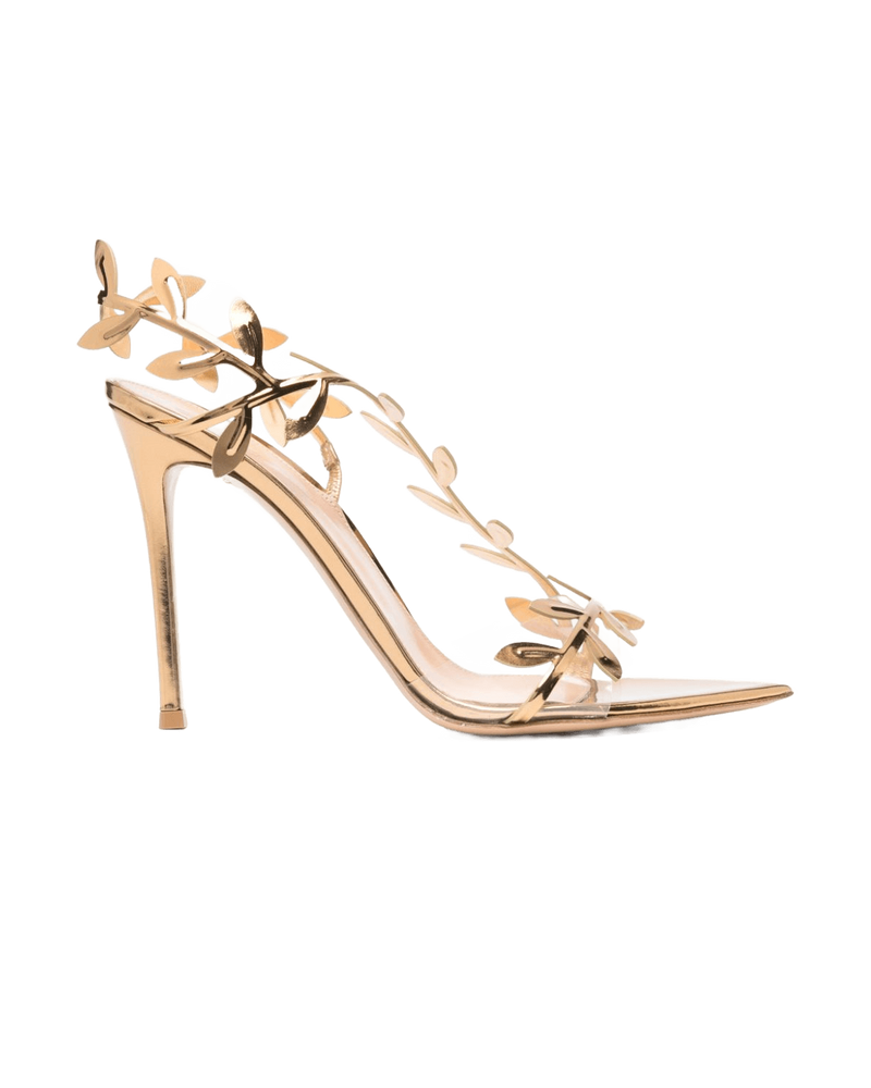 Gianvito Rossi Golden Sandals Glam Steals