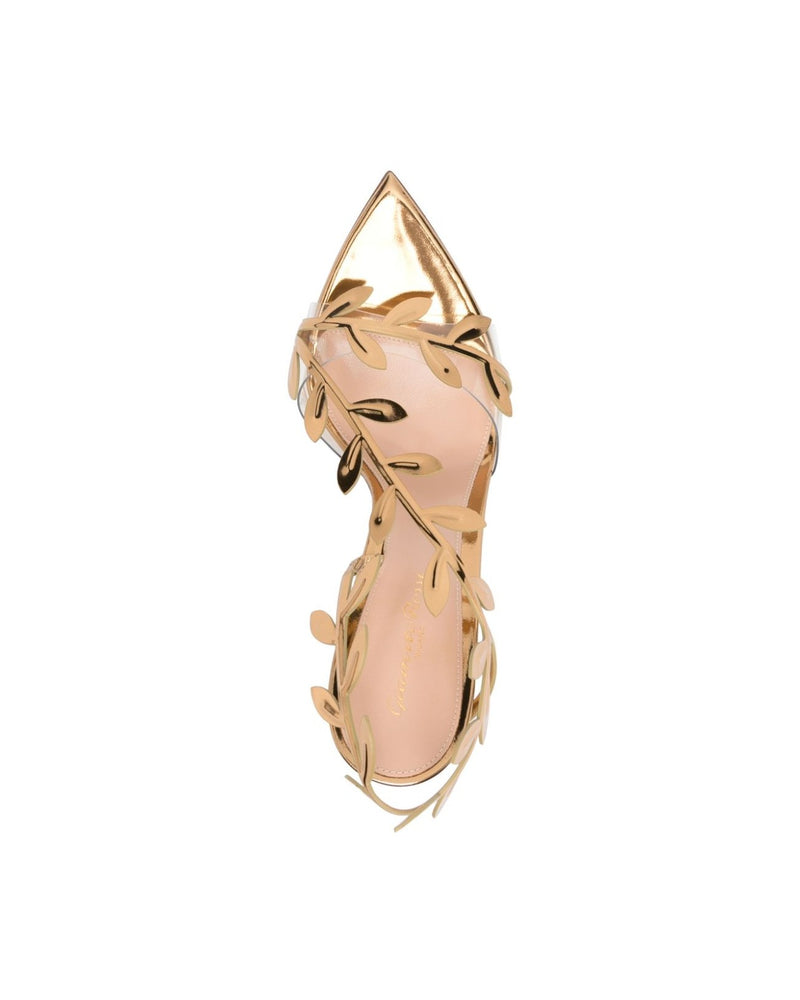 Gianvito Rossi Golden Sandals Glam Steals