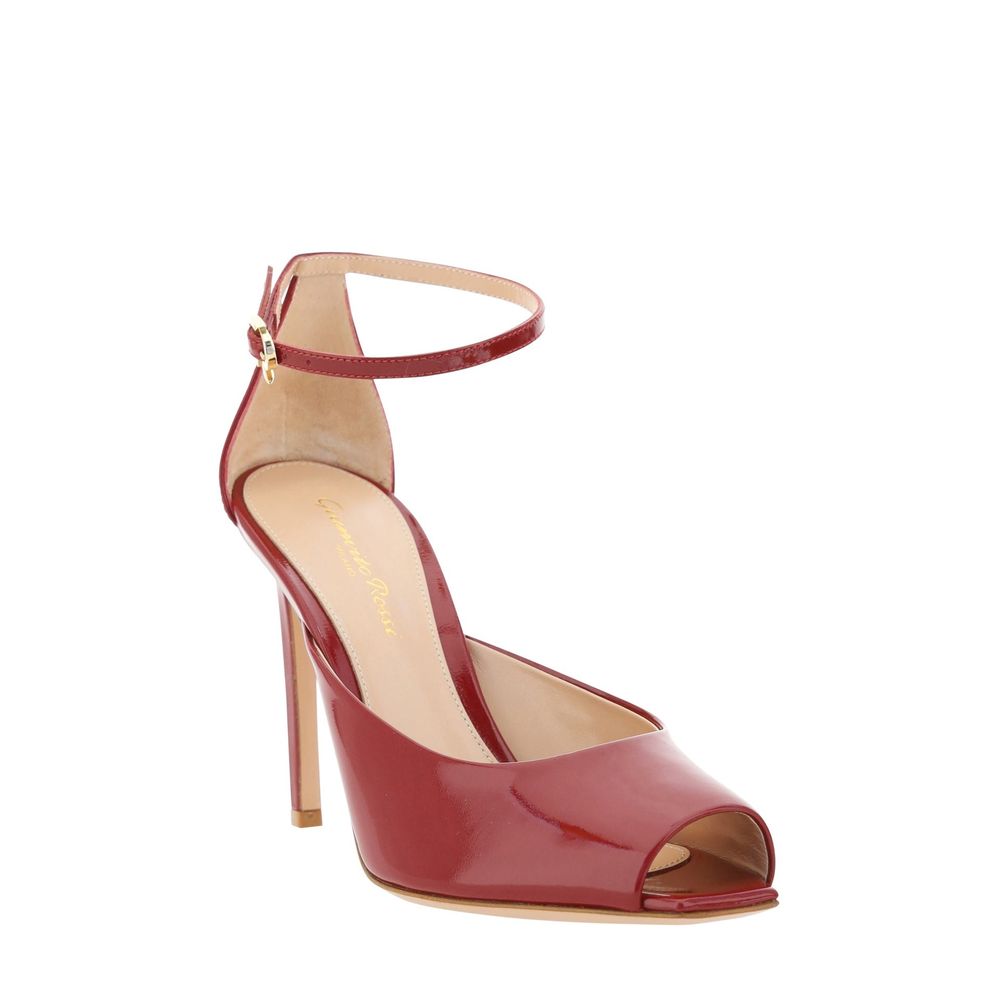 Gianvito Rossi Leather Nuit 95 Glossed Pumps Glam Steals