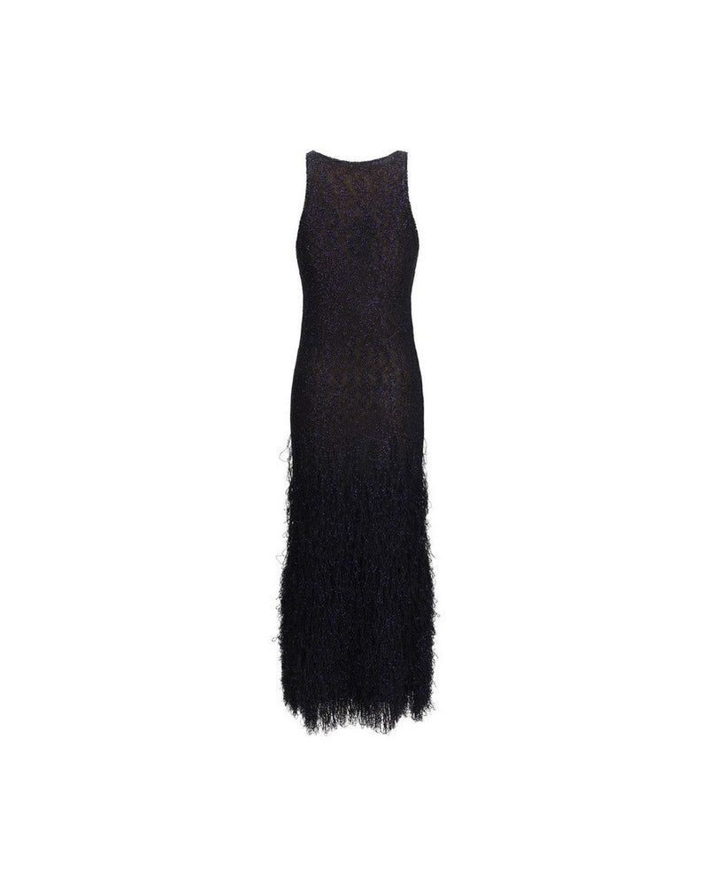 Giorgio Armani Blue Polyamide Cocktail Dress Glam Steals