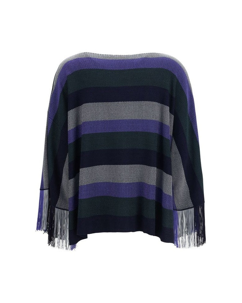 Giorgio Armani Blue Viscose Sweater Glam Steals