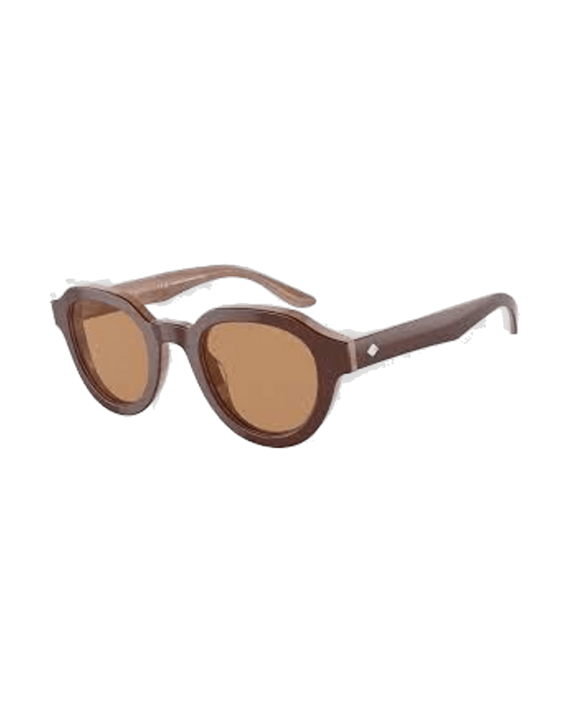 Giorgio Armani Brown Acetate Sunglasses Glam Steals