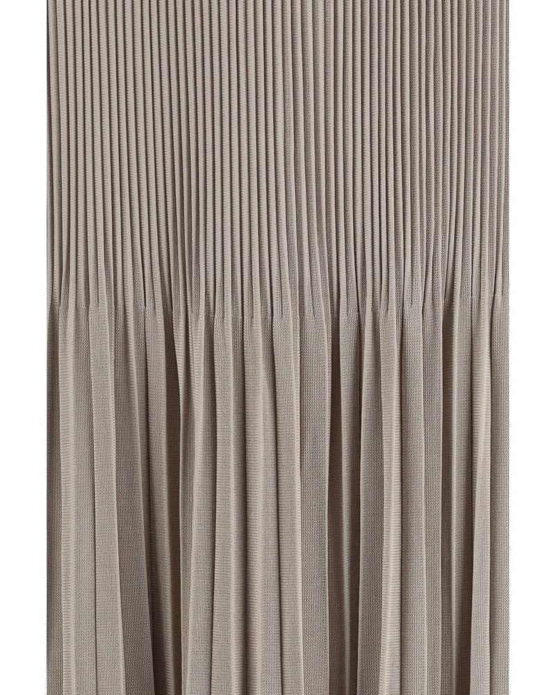 Giorgio Armani Gray Viscose Midi Skirt Glam Steals