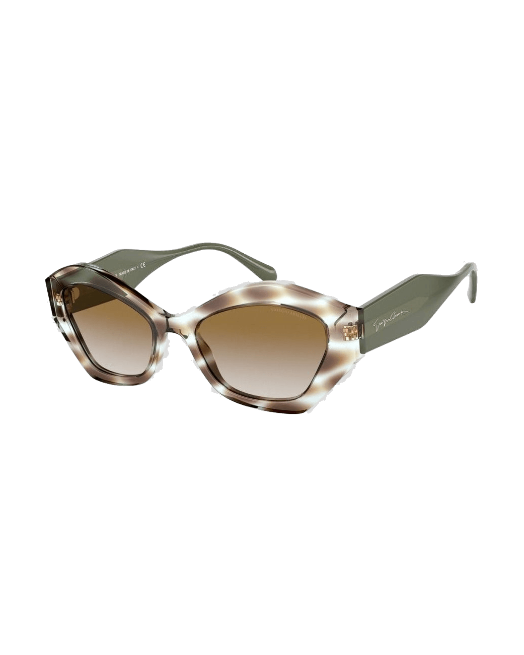 Giorgio Armani Green Acetate Sunglasses Glam Steals