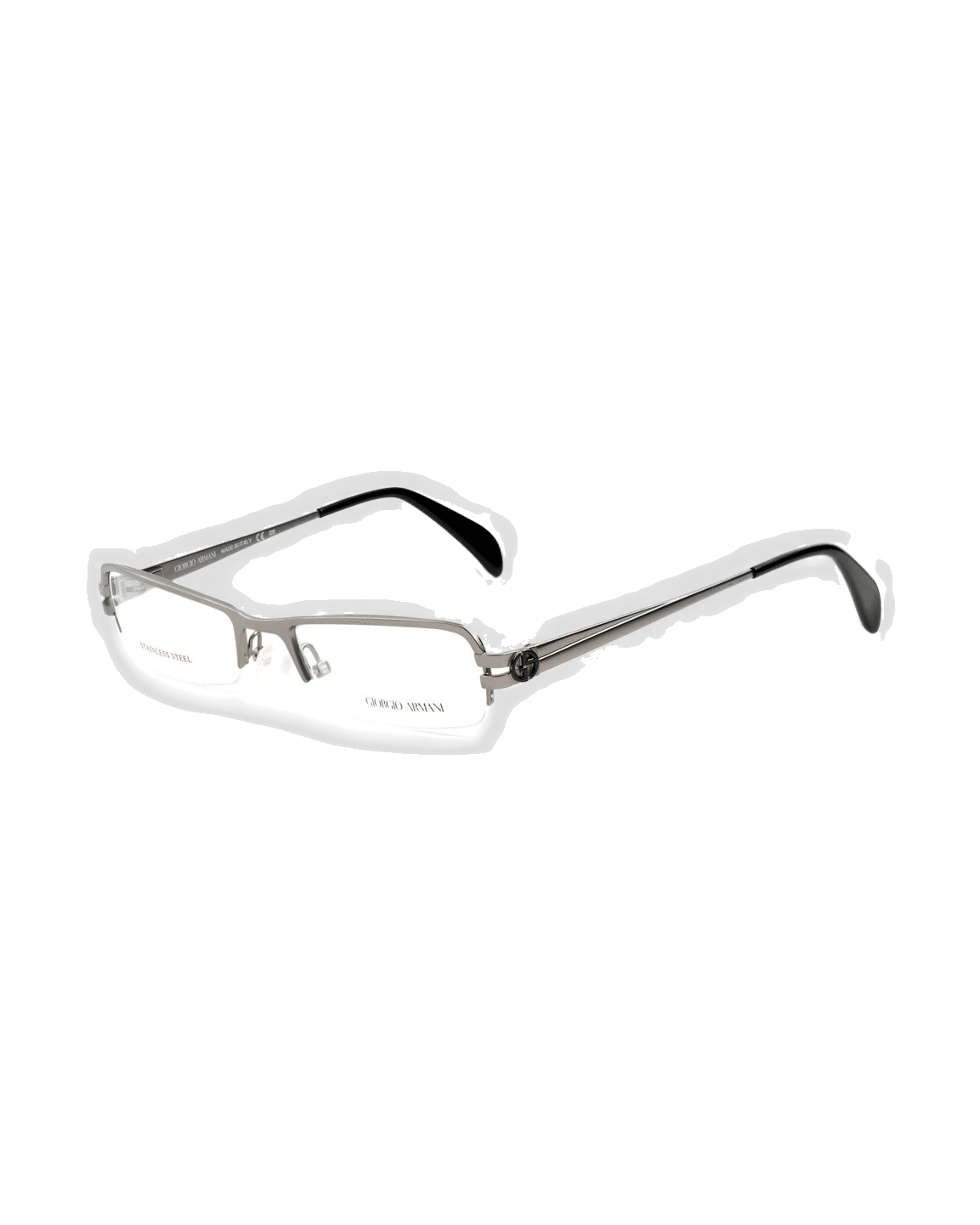 Giorgio Armani Silver Metal Frames Glam Steals