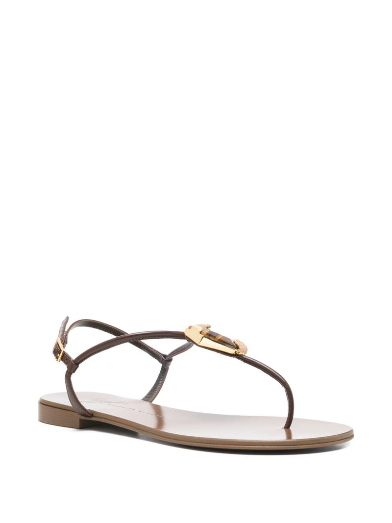 Giuseppe Zanotti Brown Sandals