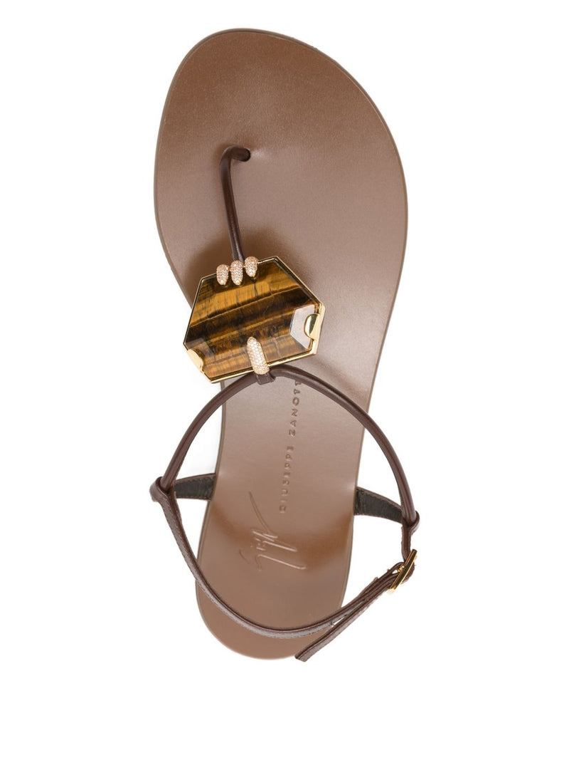 Giuseppe Zanotti Brown Sandals