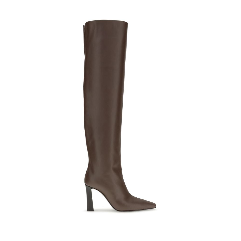 Giuseppe Zanotti Leather Extra High Boots Glam Steals
