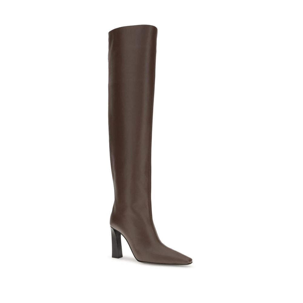 Giuseppe Zanotti Leather Extra High Boots Glam Steals