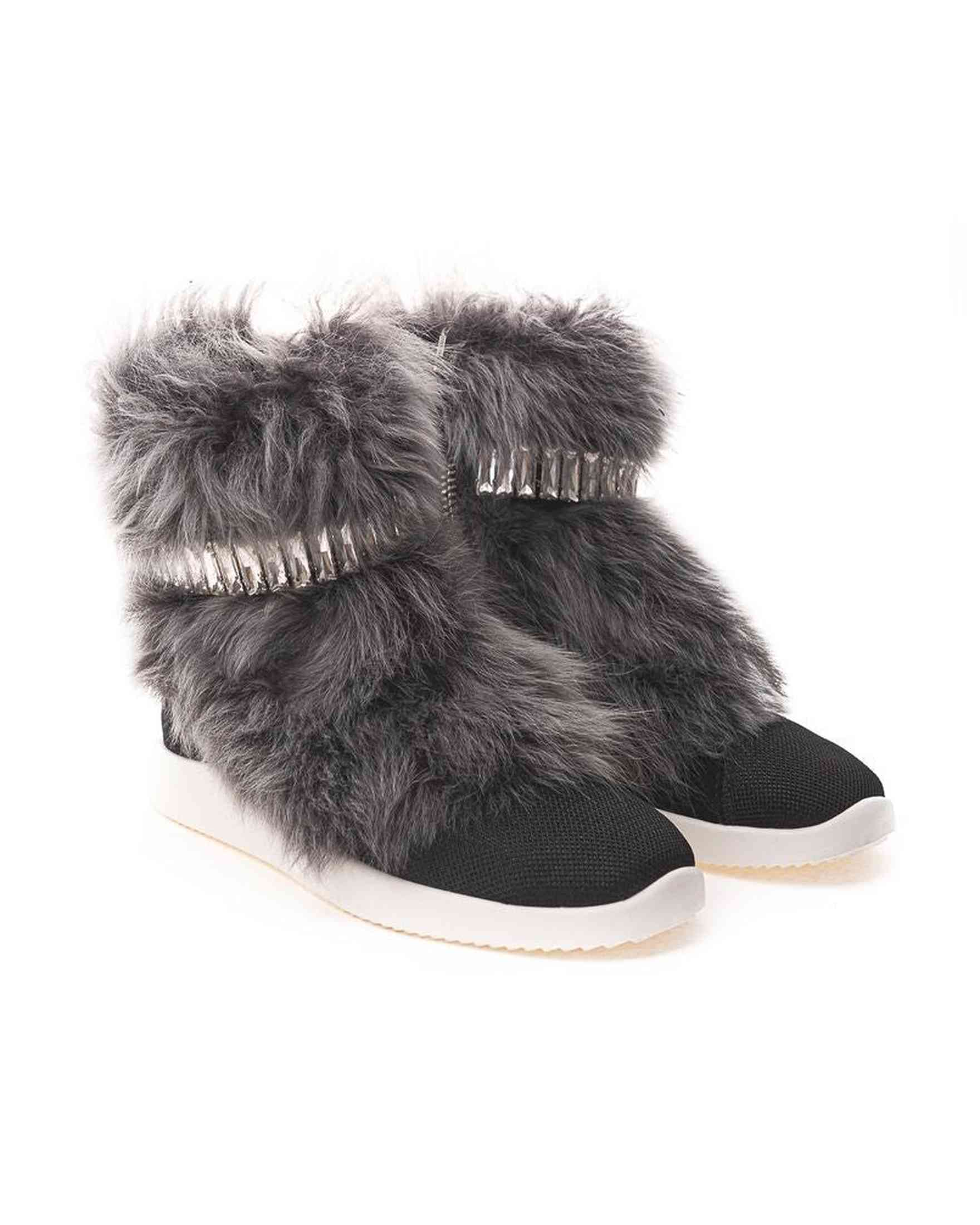 Giuseppe Zanotti Neoprene Black Sneaker Glam Steals