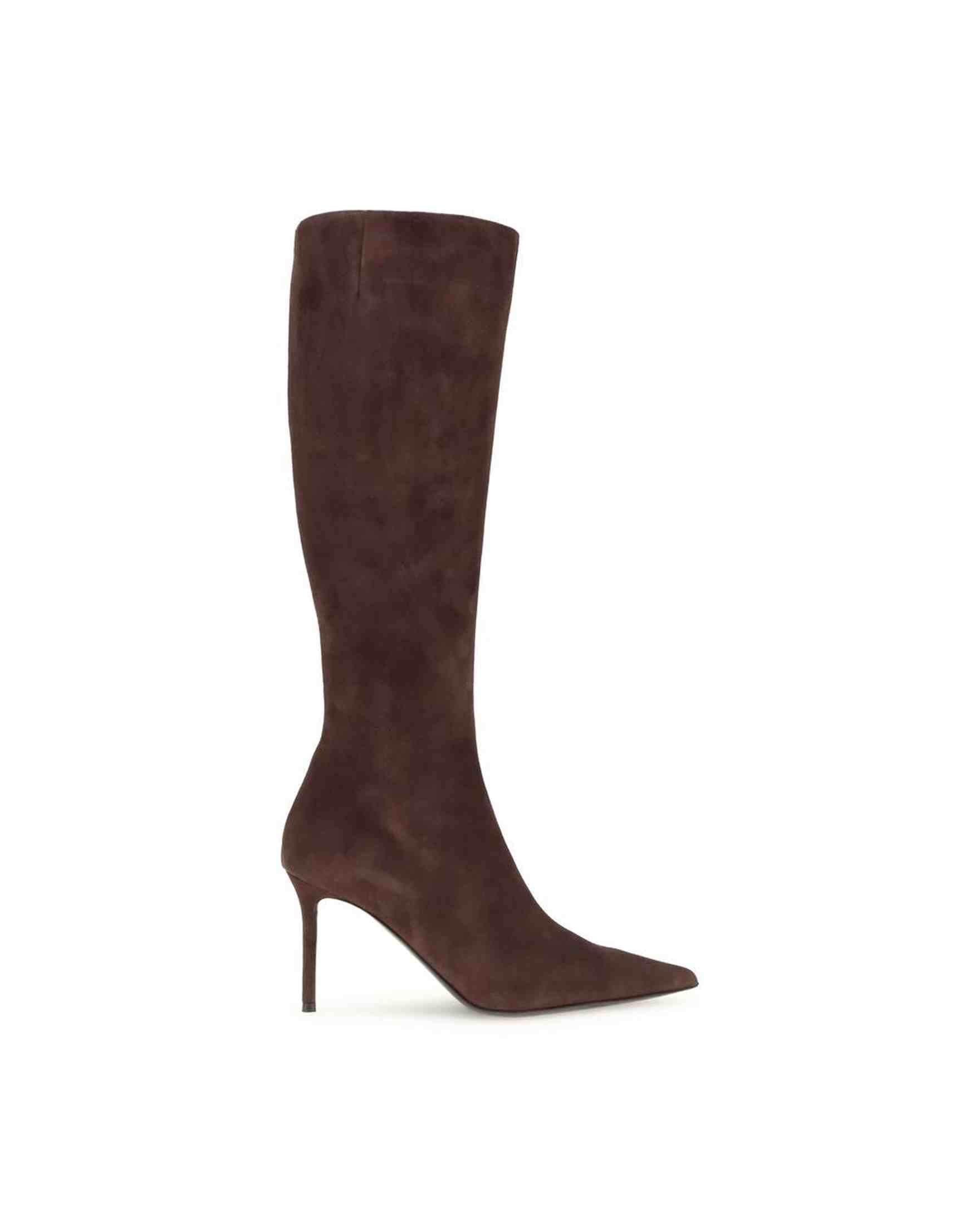 Giuseppe Zanotti Suede High Boots Glam Steals