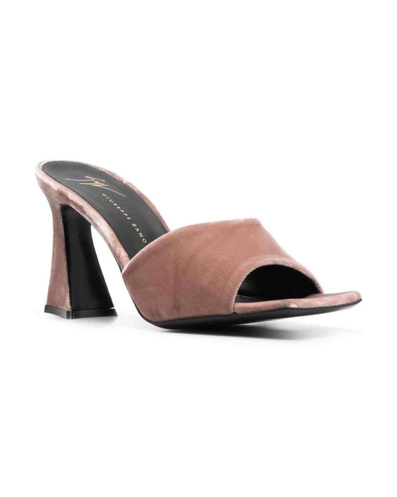 Giuseppe Zanotti Velvet Solhene 90mm Effect Sandals Glam Steals