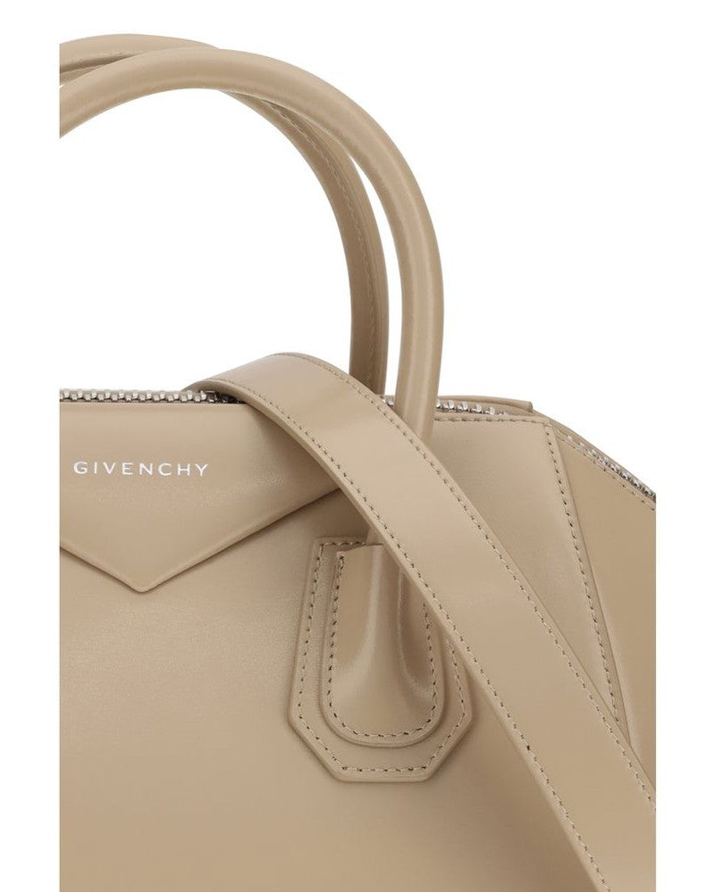 Givenchy Beige Calf Leather Bos Taurus Shoulder Bag Glam Steals