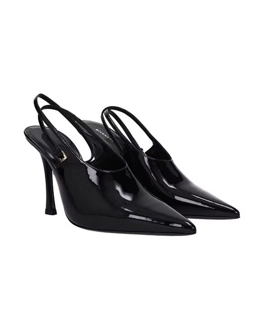 Givenchy Black Calfskin High Heel Pumps 
