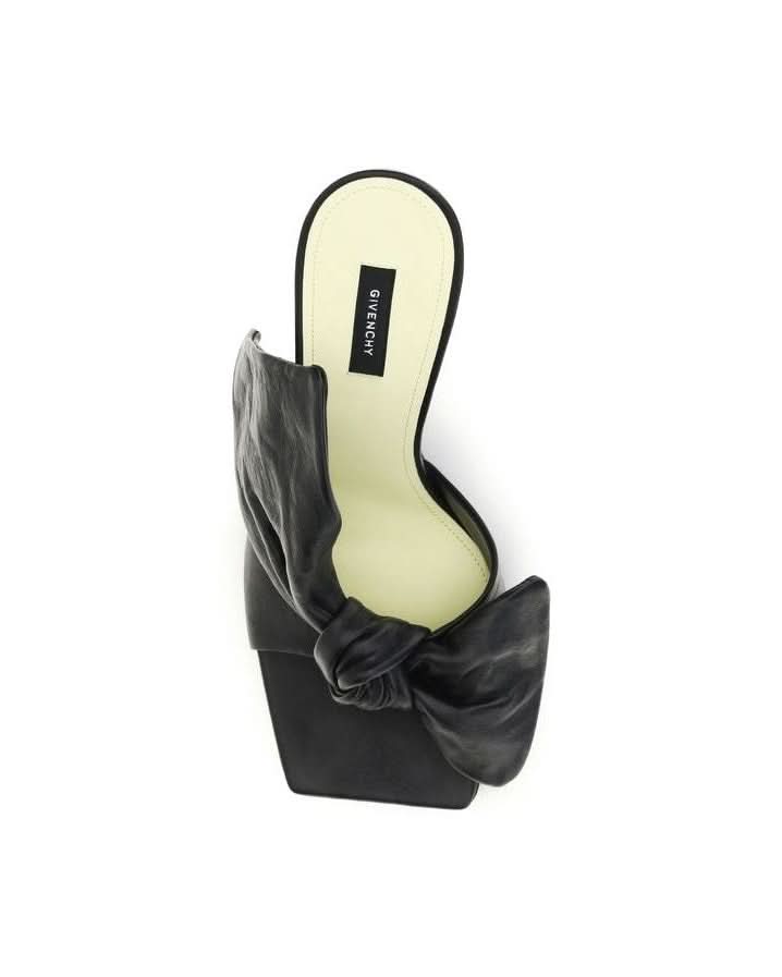 Givenchy Black Lamb Ovis Aries Mules Glam Steals
