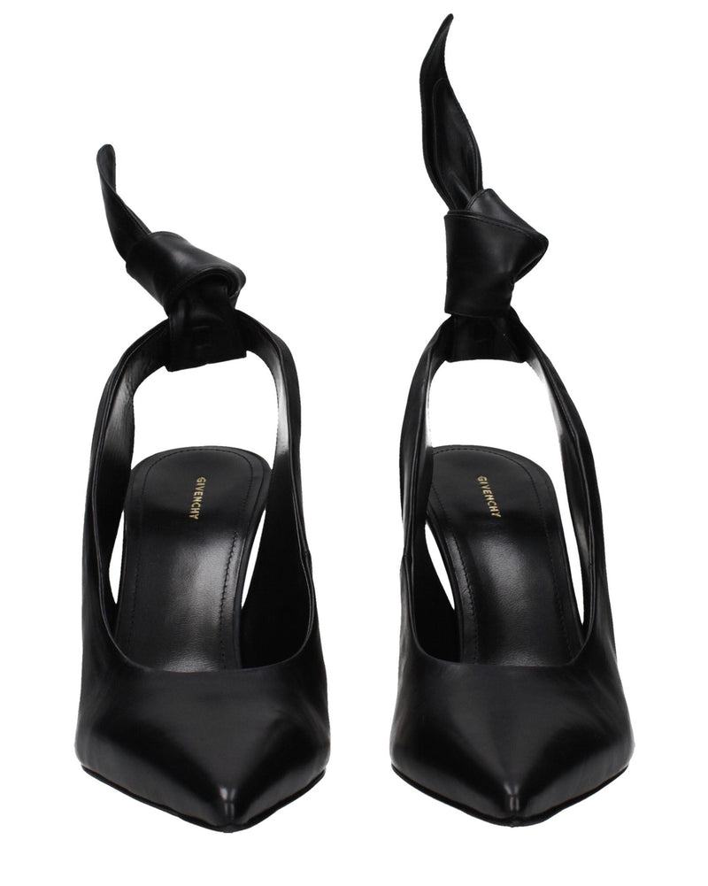 Givenchy Black Leather High Heel Pumps Glam Steals
