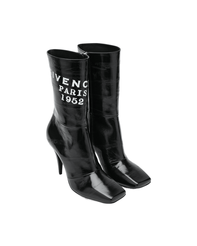 Givenchy Sliced Black Square Tape Ankle Boots Glam Steals