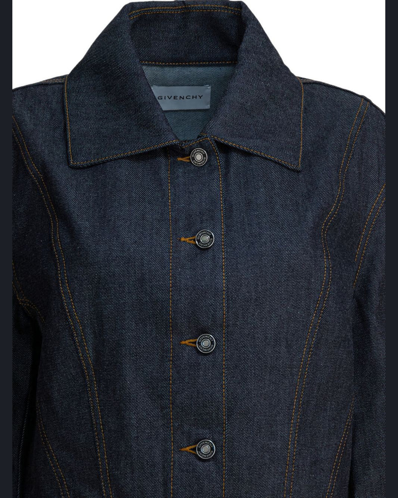 Givenchy Blue Coat Glam Steals
