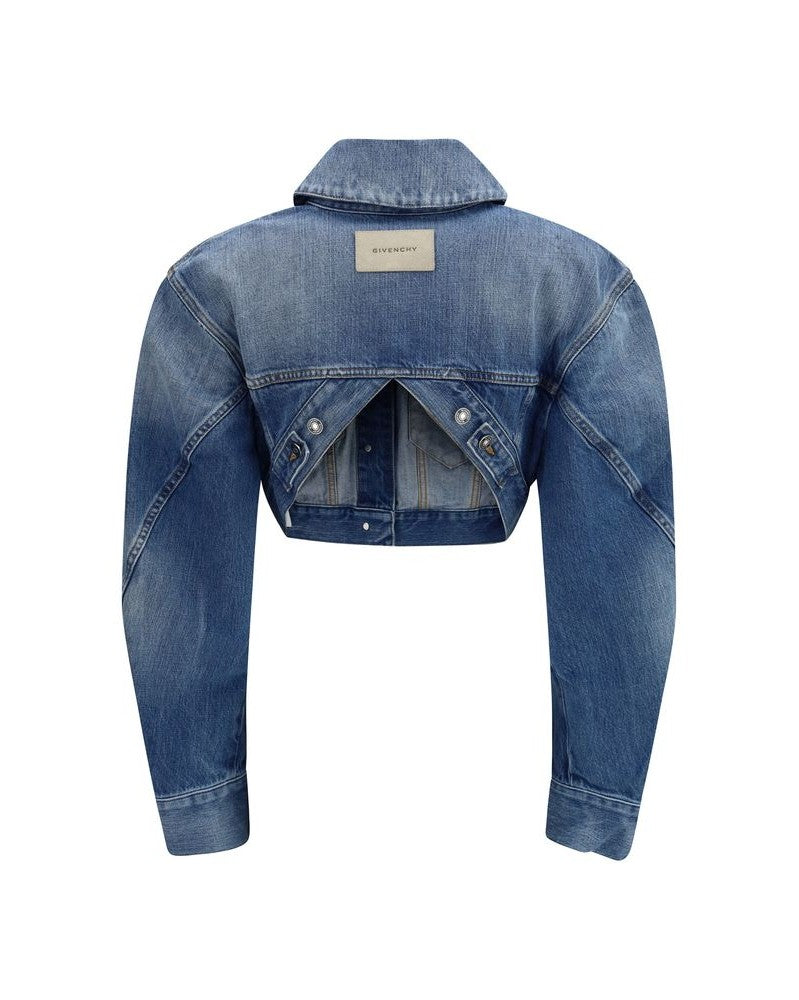 Givenchy Blue Cotton Denim Jacket Glam Steals