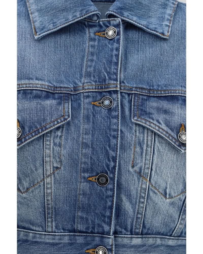 Givenchy Blue Cotton Denim Jacket Glam Steals