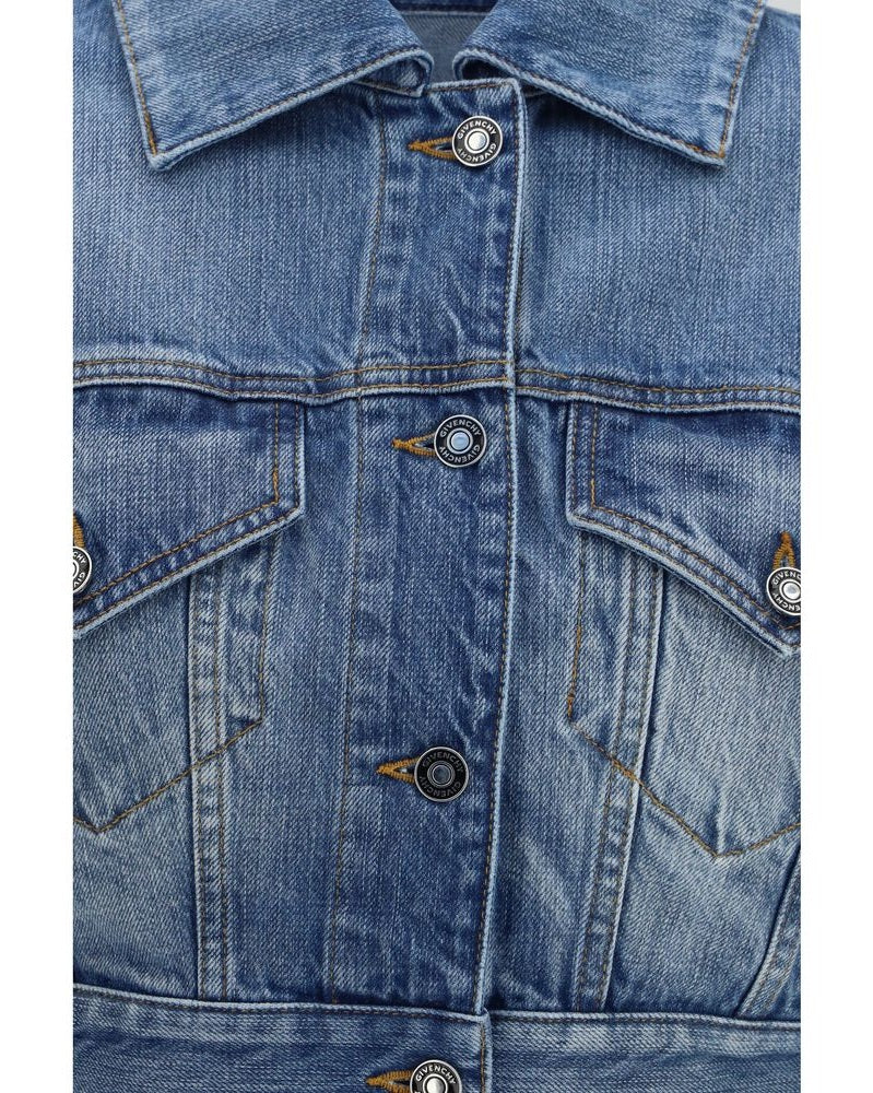 Givenchy Blue Cotton Denim Jacket Glam Steals