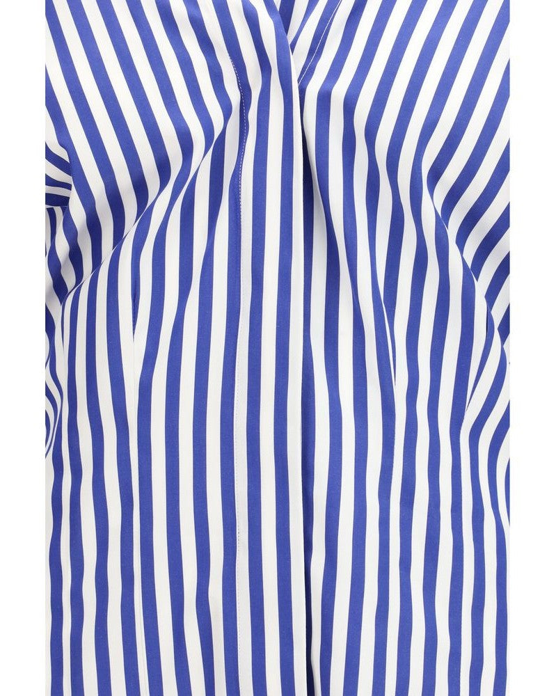 Givenchy Blue Cotton Pattern Shirt Glam Steals