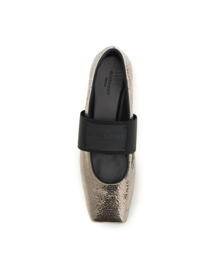 Givenchy Gold Ballet Flats 