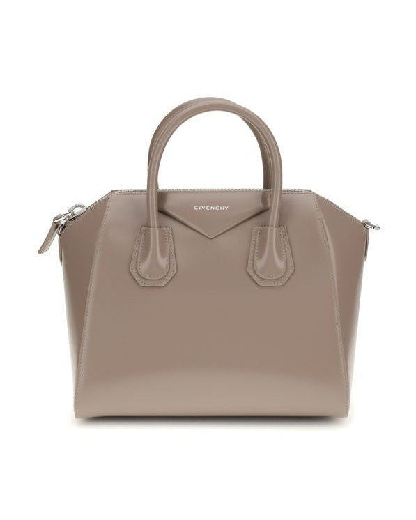 Givenchy Gray Calf Leather Bos Taurus Shoulder Bag Glam Steals