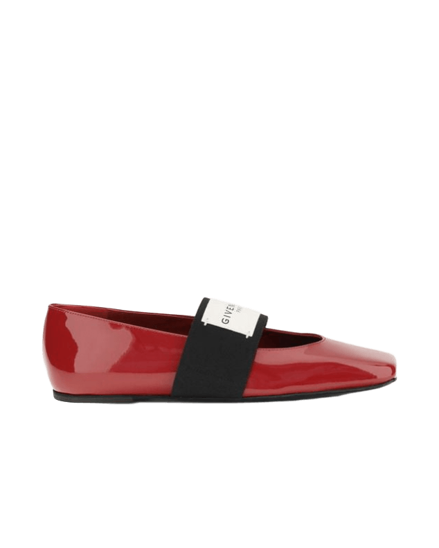 Givenchy Leather Patent SquaRed Ballerinas Glam Steals