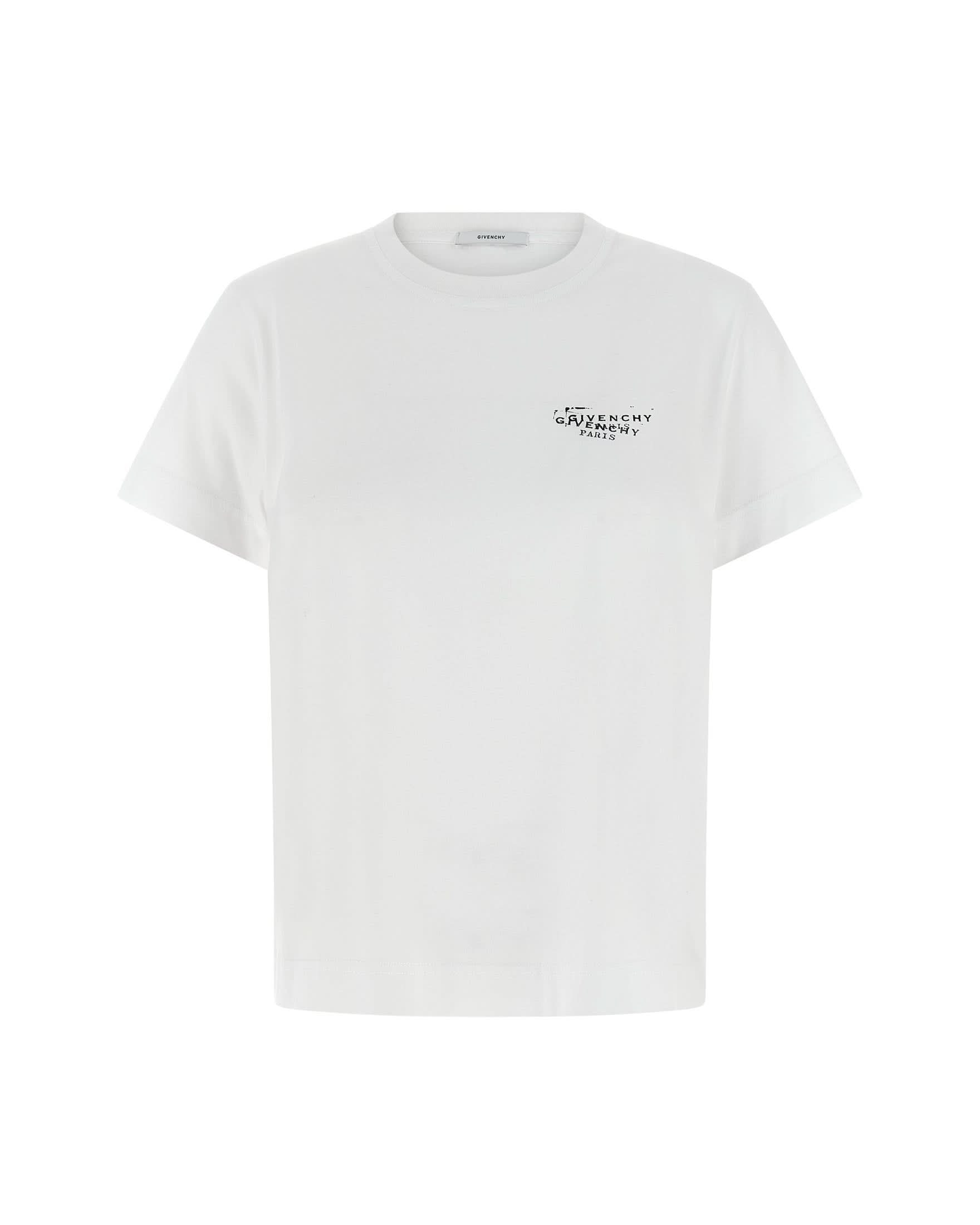 Givenchy Logo Stamp T-Shirt Topwear