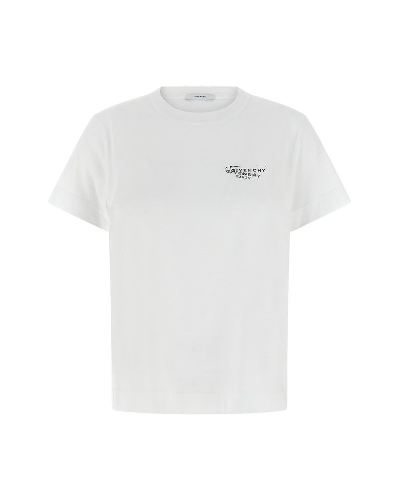Givenchy Logo Stamp T-Shirt Topwear
