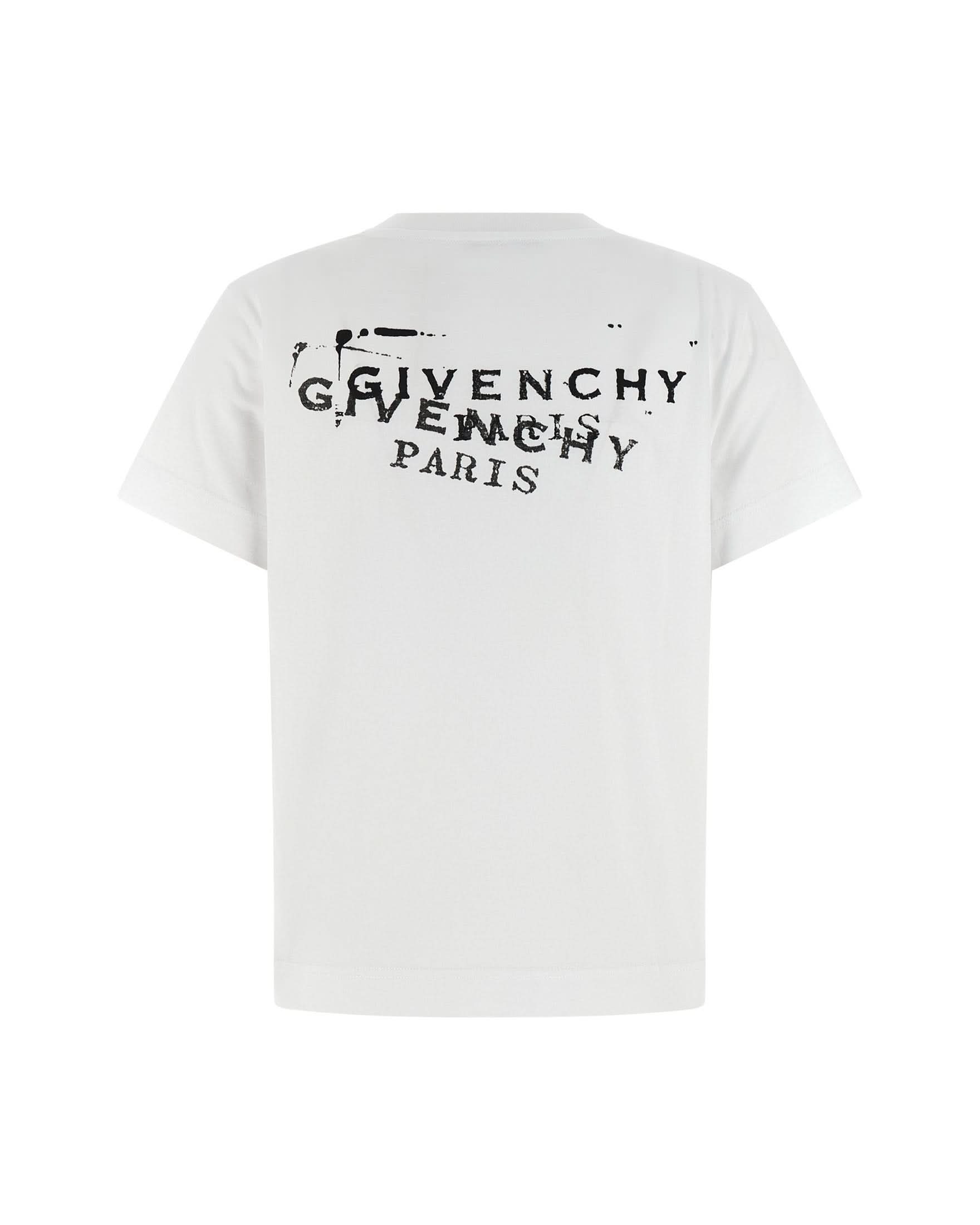 Givenchy Logo Stamp T-Shirt Topwear