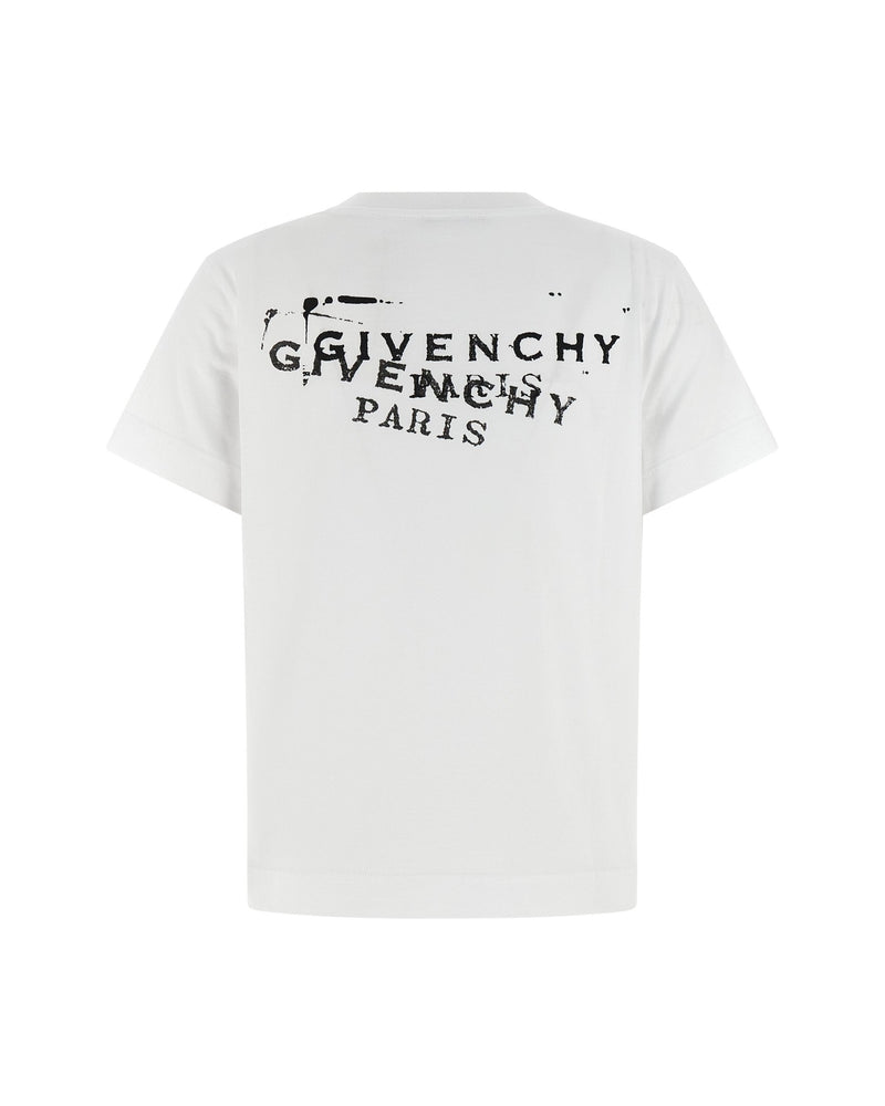 Givenchy Logo Stamp T-Shirt Topwear