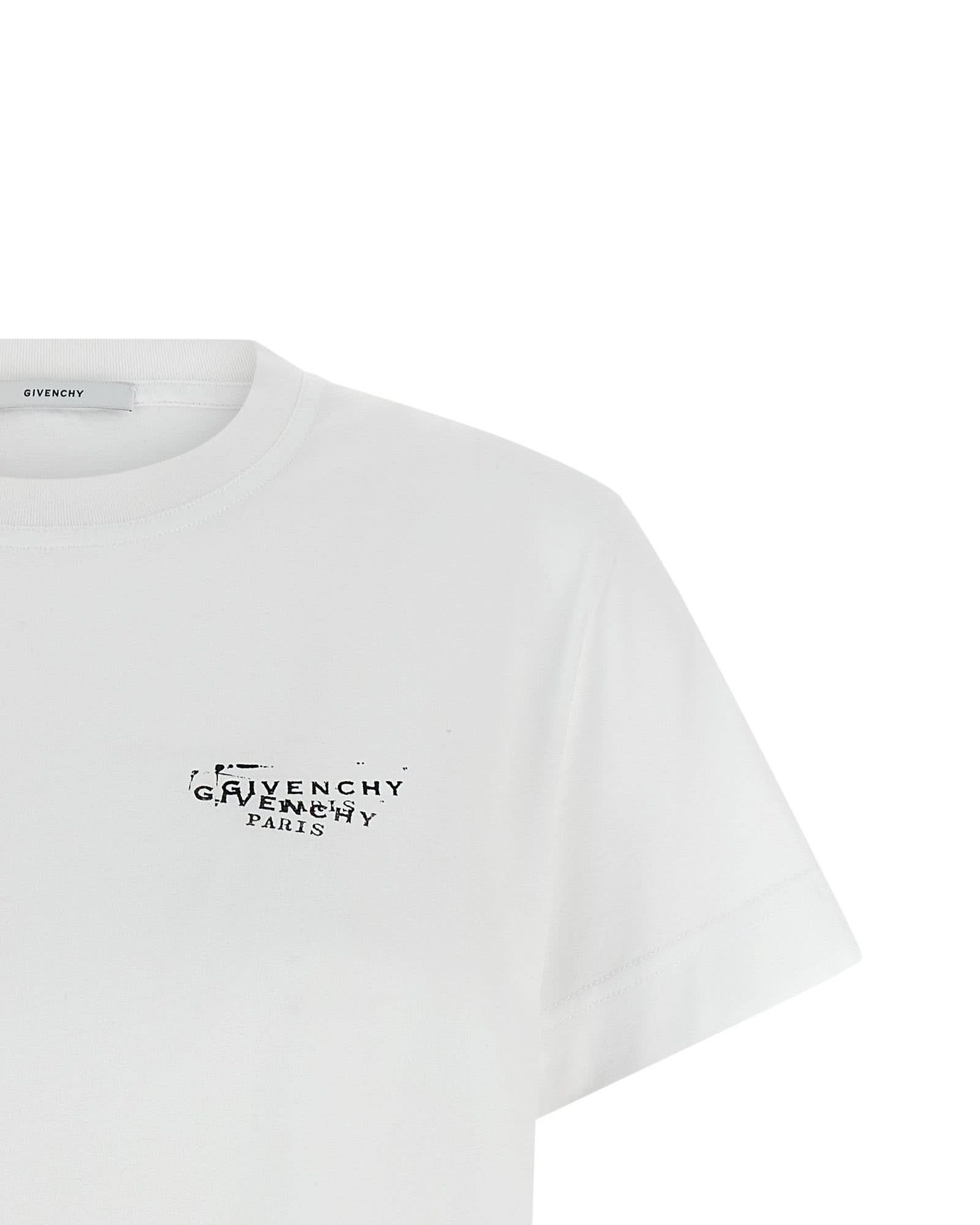 Givenchy Logo Stamp T-Shirt Topwear