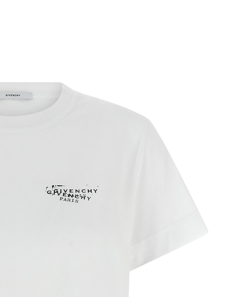 Givenchy Logo Stamp T-Shirt Topwear