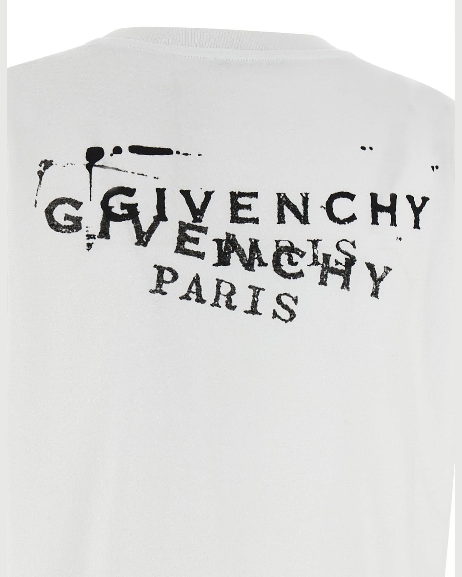 Givenchy Logo Stamp T-Shirt Topwear
