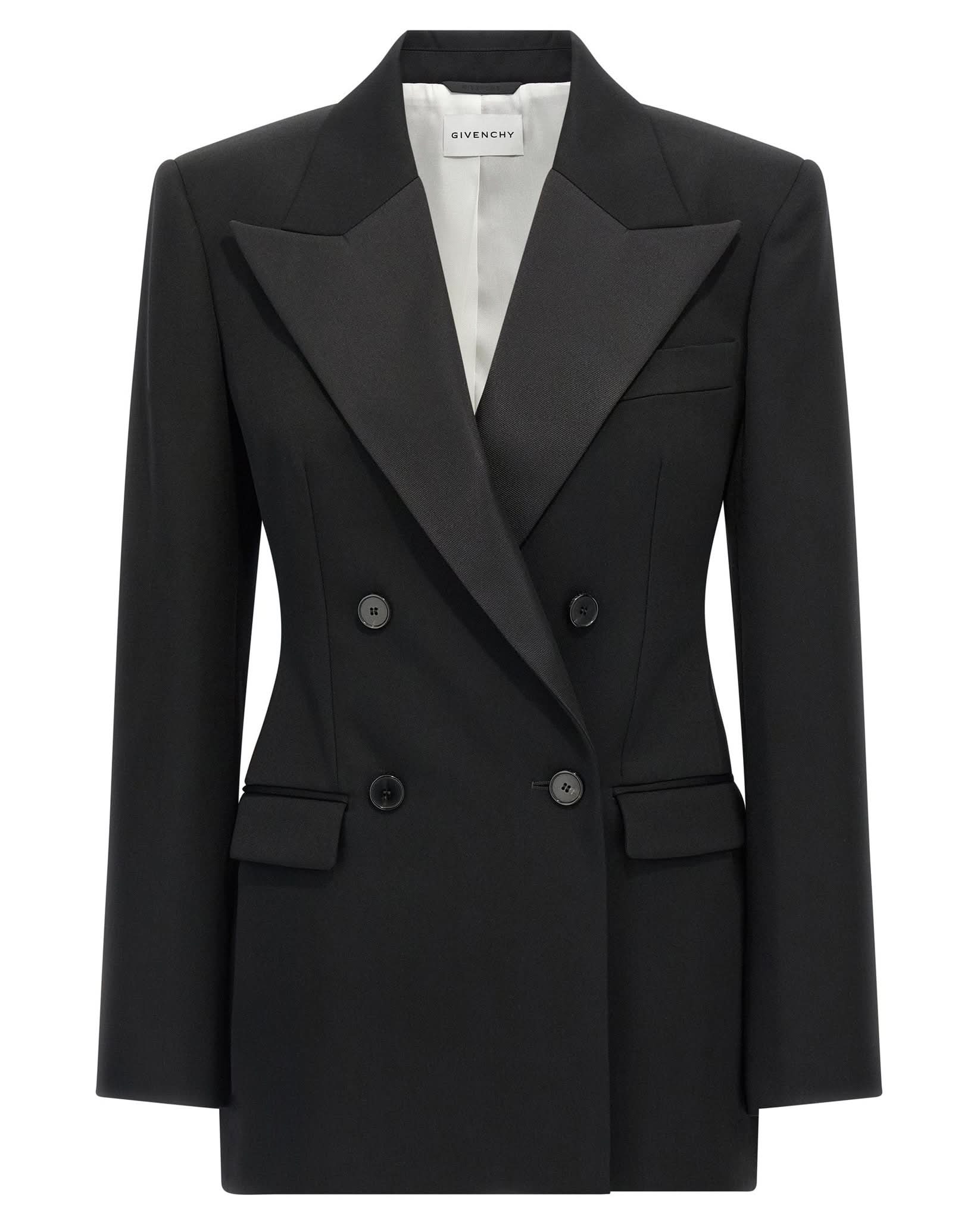 Givenchy Satin Lapel Blazer Glam Steals