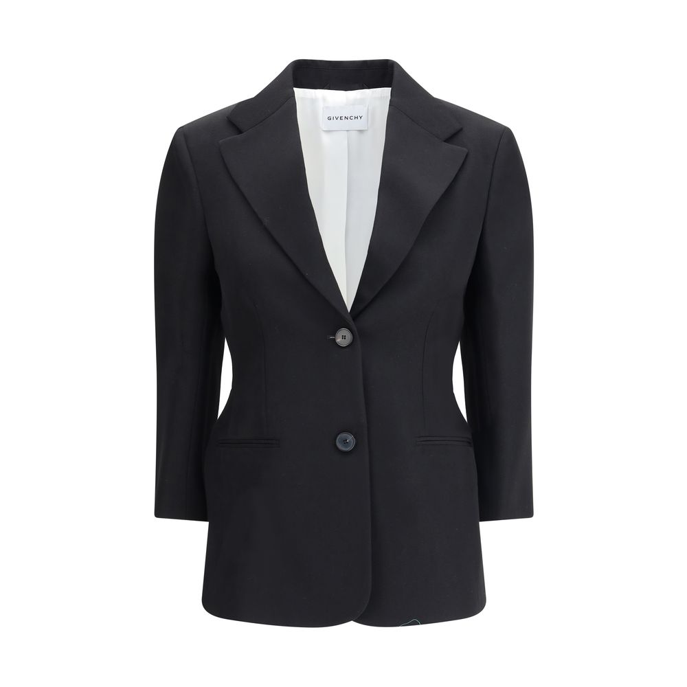 Givenchy Single-Breasted Wool Blazer Glam Steals