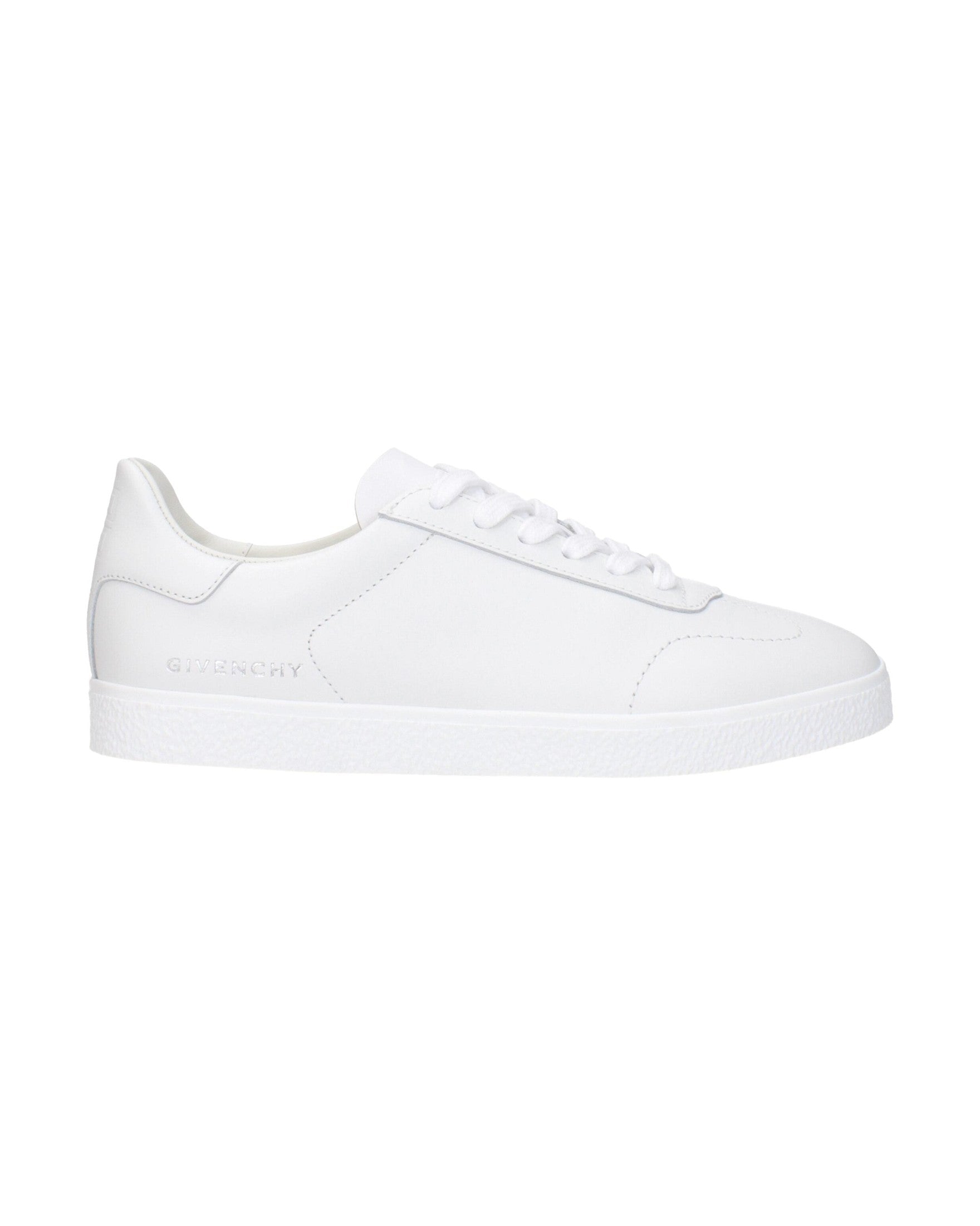 Givenchy White Leather Low Top Sneakers Sneakers