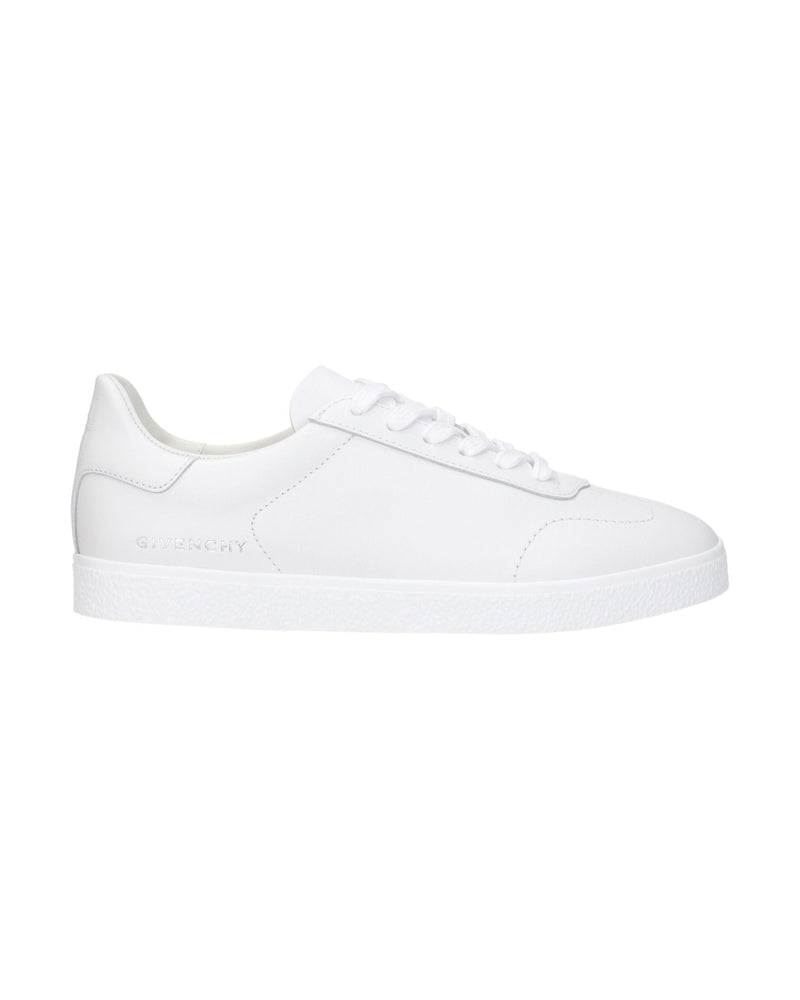 Givenchy White Leather Low Top Sneakers Sneakers