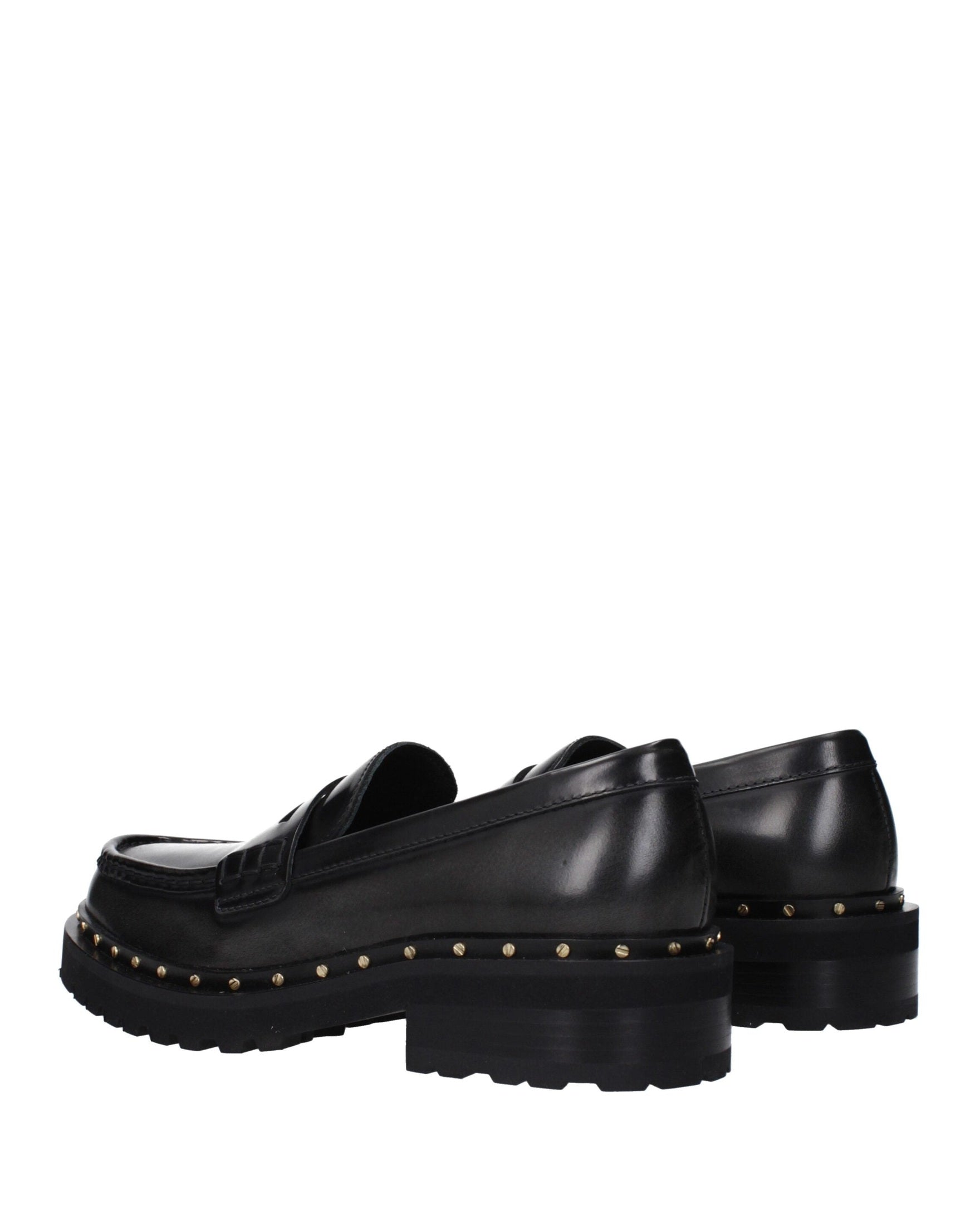 Golden Goose Black Leather Slip On Loafers Glam Steals