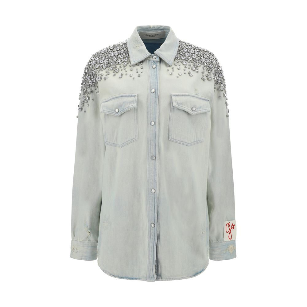Golden Goose Boyfriend Shirt Glam Steals