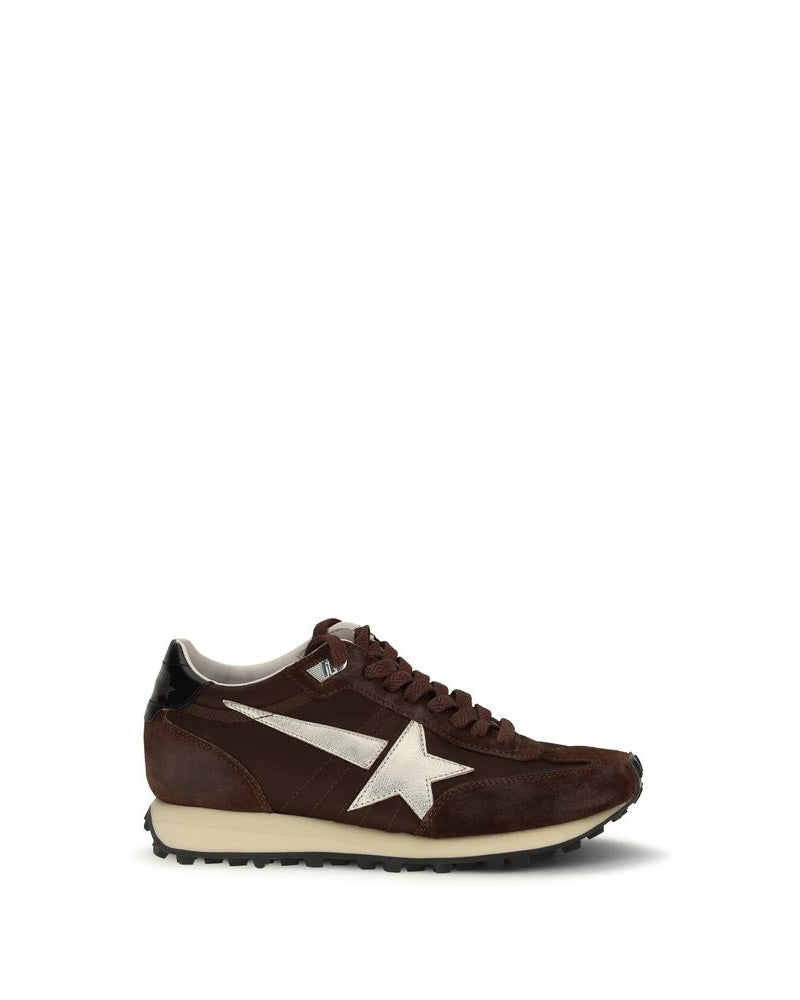 Golden Goose Brown Calf Leather Bos Taurus Athletic Sneakers Glam Steals