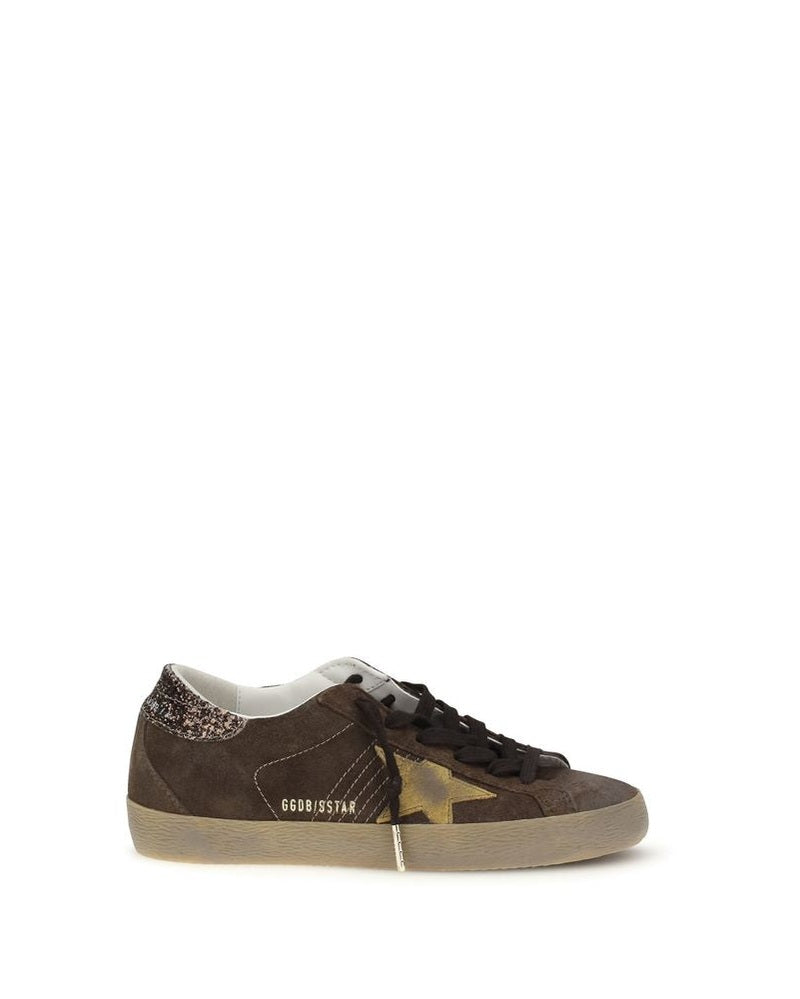 Golden Goose Brown Calf Leather Bos Taurus Low Top Sneakers Glam Steals