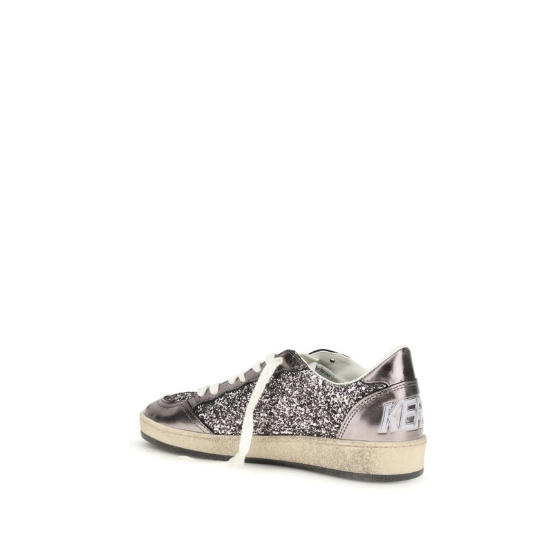 Golden Goose Gray Calf Leather Bos Taurus Low Top Sneakers Glam Steals