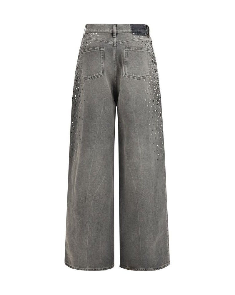 Golden Goose Gray Cotton Denim Jeans Glam Steals