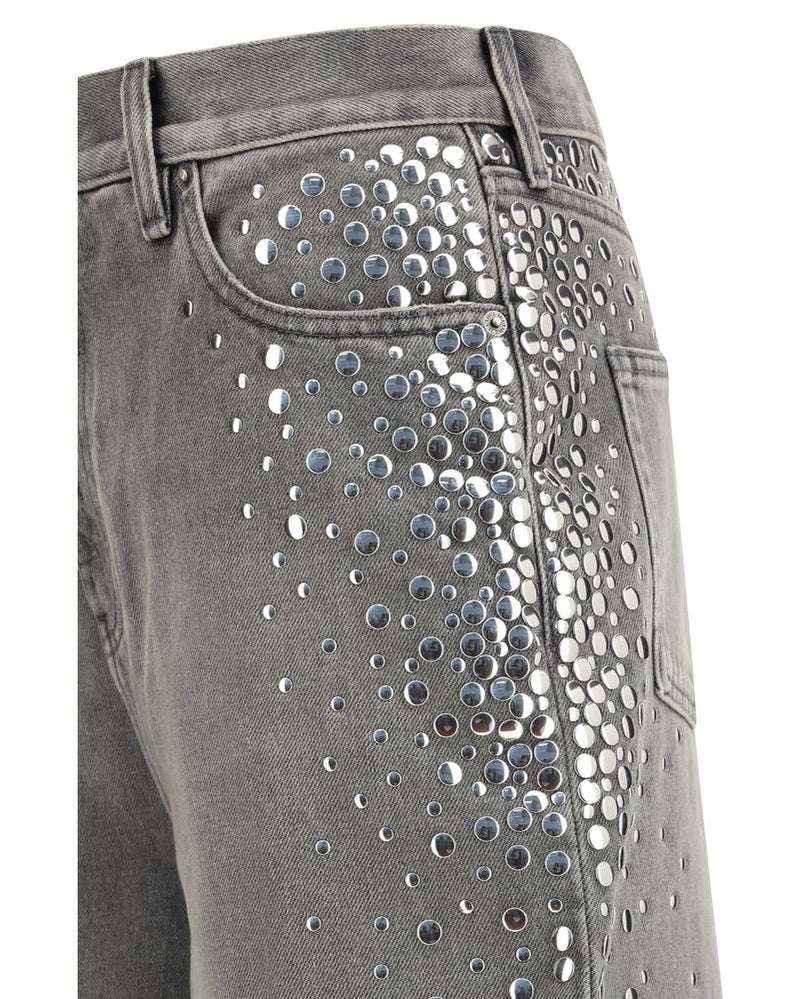 Golden Goose Gray Cotton Denim Jeans Glam Steals