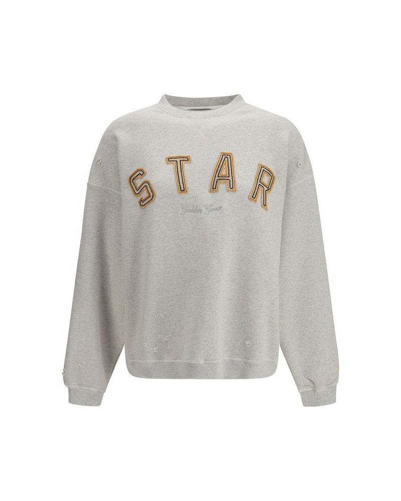 Golden Goose Gray Cotton Sweatshirt Glam Steals